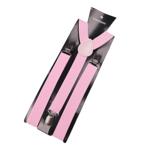 26 Color New Unisex Elastic Suspenders Y-Back Braces Men Gift