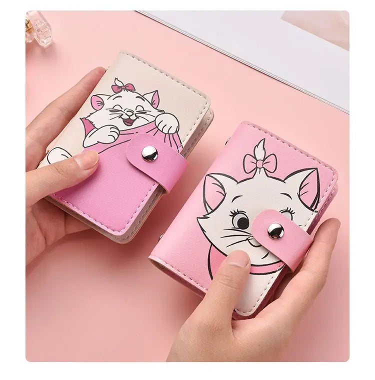 Disney's New Women's Card Bag Fashionable and High Quality Multi Slot Credit Card Storage Bag Popular Multi Function Card Case