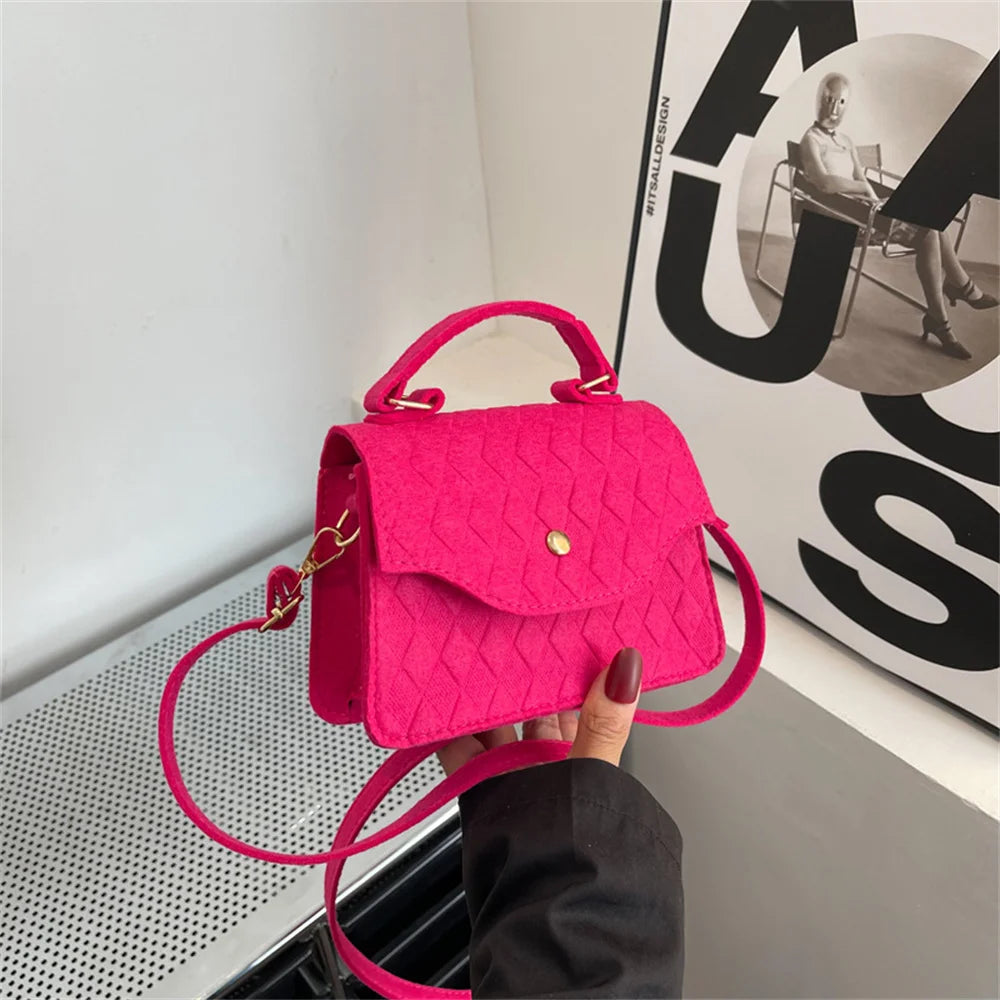 New Korean Style Fashion Ladies Shoulder Bag Subaxillary Bag For Womens Trend Handbags Retro Designer Luxury Female Totes Pouch