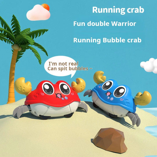 Inertial Crawling Crab Montessori Baby Toys for 0-3 Years Old Toddler Birthday Gift Toy Learn To Climb Children Interactive Toys