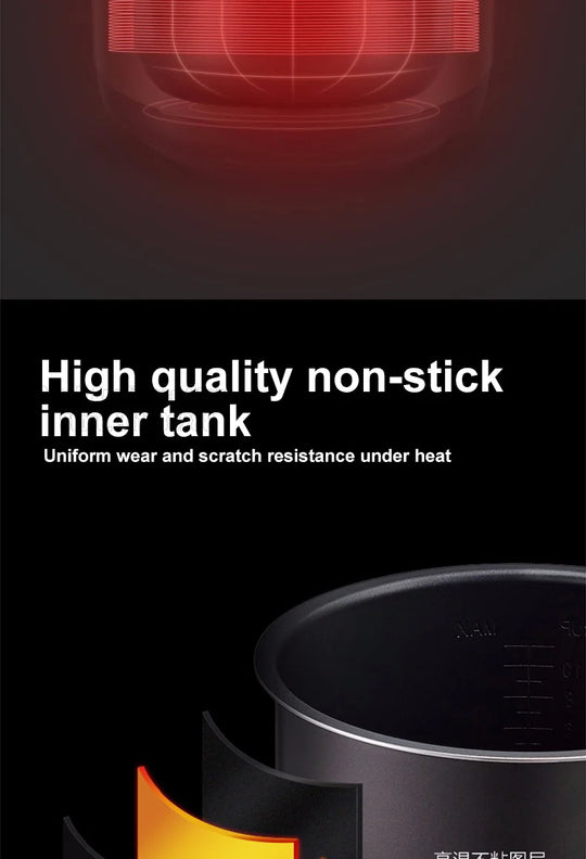 SUPOR Electric Pressure Cooker 4L Portable Rice Cooker For 1-8 People Household Electric Cooking Pot 220V Home Kitchen Appliance