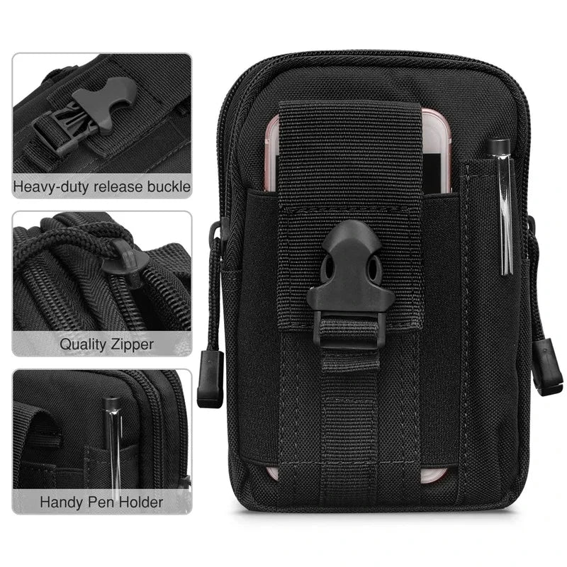 Utility Gadgets Multi-purpose Waist Bag Bag Camping Hiking Outdoor gear Cell phone holster wallet bag Phone wallet