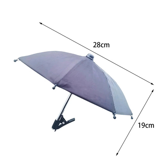 Phone Umbrella Sunshade Cellphone Waterproof Creative Gadget Multifunction for Hand Recording Outdoor Cell Phone Sunshade Holder