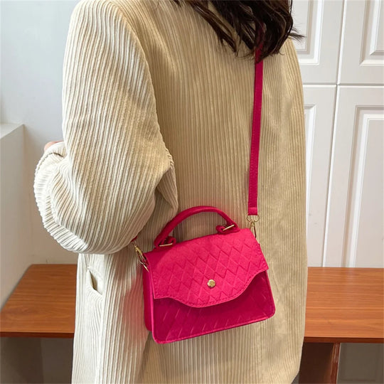 New Korean Style Fashion Ladies Shoulder Bag Subaxillary Bag For Womens Trend Handbags Retro Designer Luxury Female Totes Pouch