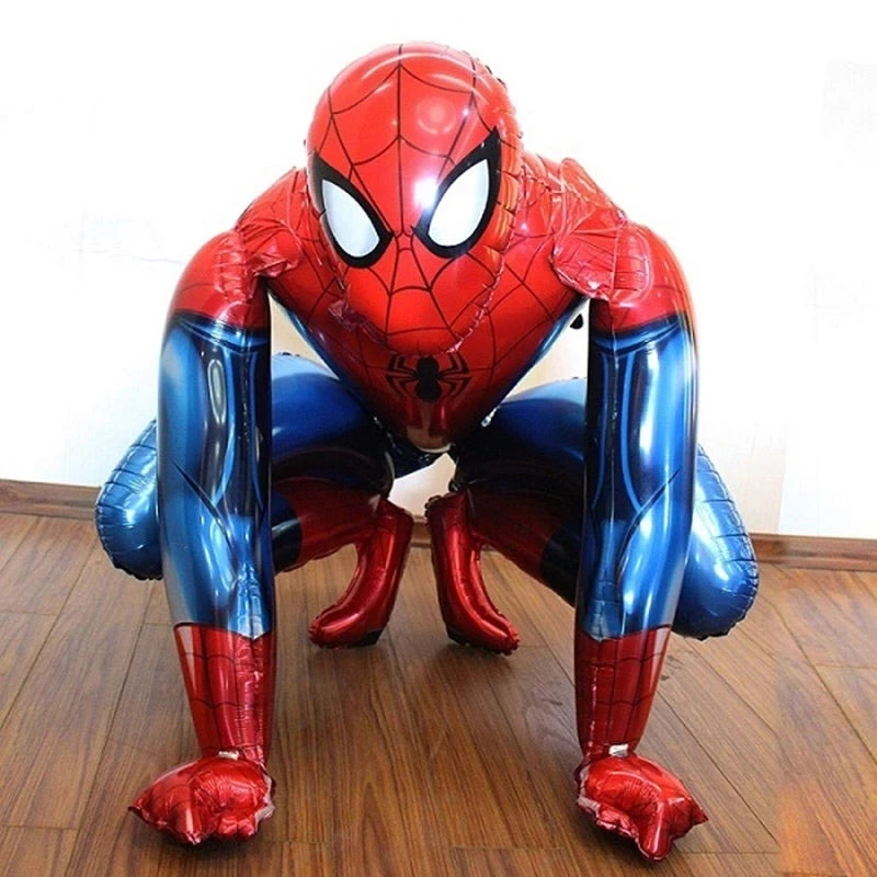 3D Spiderman Decorations Kids Balloon The Avengers Aluminum Foil Balloons Birthday Party Decor Air Globos Baby Shower Toy Gift