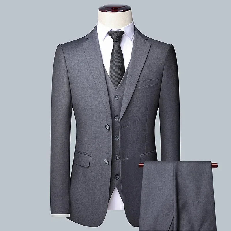 2024 Boutique Men's Fashion Business (Blazer+ Vest + Trousers)