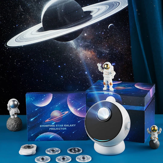 Home Planetarium Star Projector Galaxy Starry Projector Night Light 360° Adjust Bluetooth Speaker For Bedroom Kids Birthday Gift