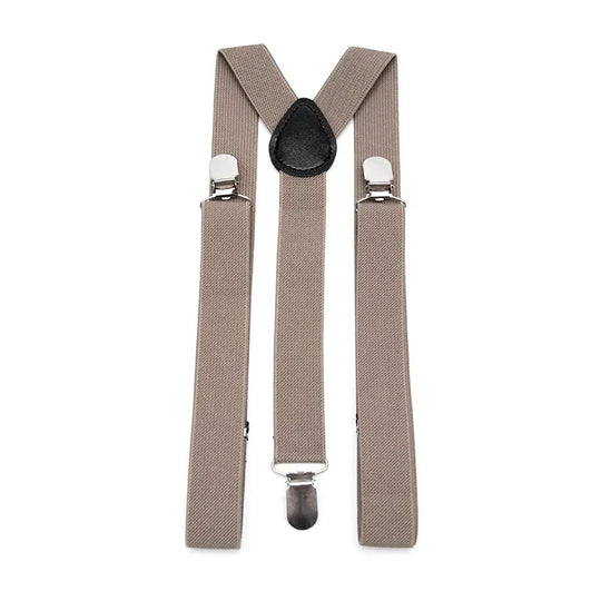 26 Color New Unisex Elastic Suspenders Y-Back Braces Men Gift
