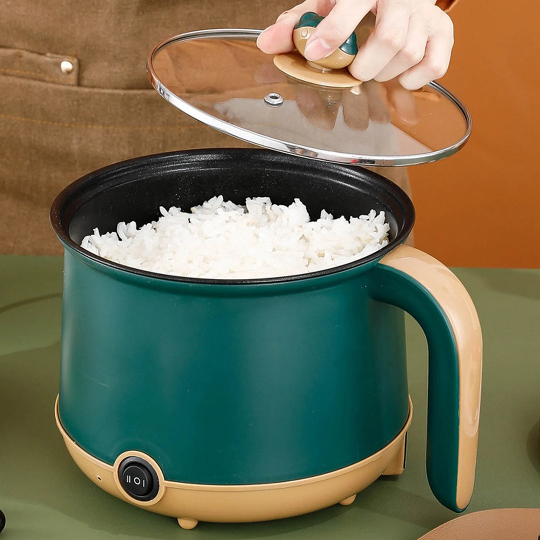 1.8L Multifunctional Electric Rice Cooker 600W Mini Non-stick Cookware Multicooker for Home and Kitchen Appliances Pan Pots