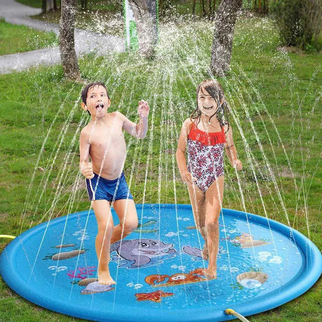 Children Baby Water Toy Inflatable Water Spray Sprinker Play Mat Garden Yard Water Play Small Pool Kids Toys