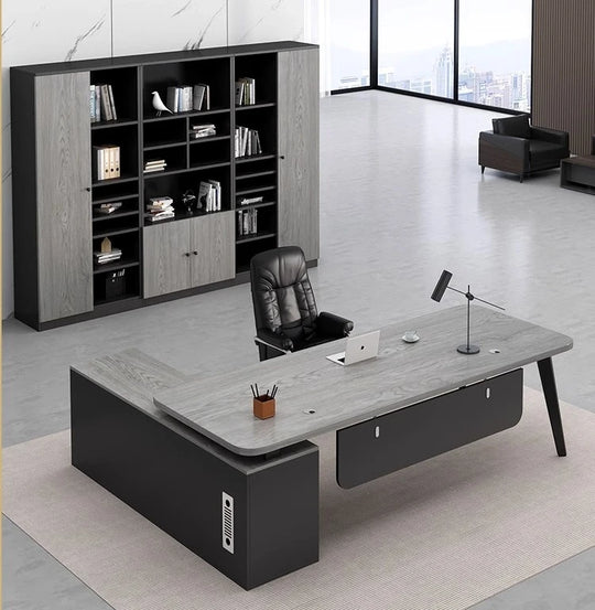 Accessories Single Work Desk Boss Simplicity Modern Computer Work Desk Gadgets Laptop Biurka Komputerowe Work Furniture HD50WD