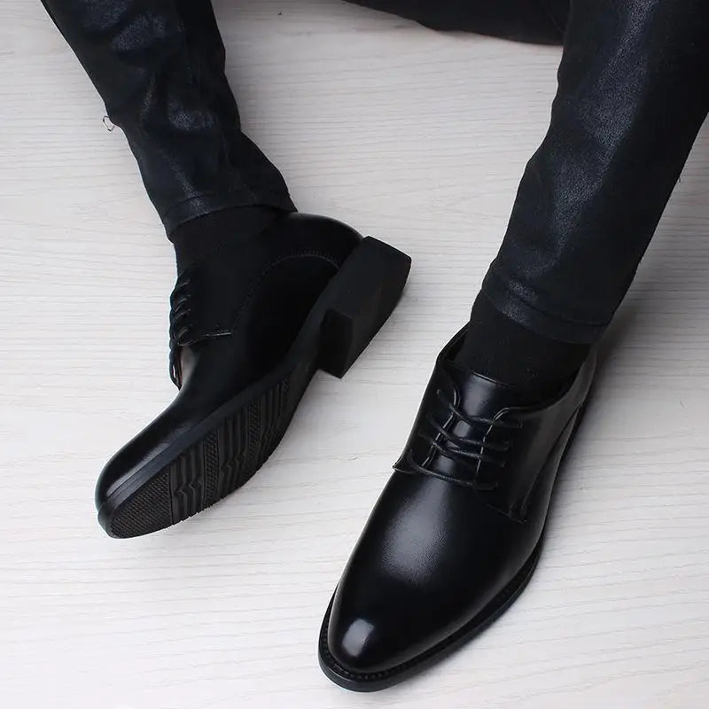 Pointed Men Dress Shoes Business Leather Shoes for Men Suits Shoes Men Chaussure Oxfords Wedding Shoes Sapatos Social Masculino