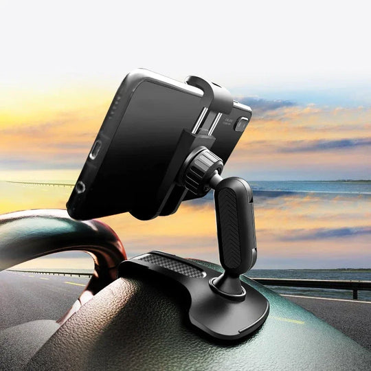 Car Phone Holder Dashboard Universal Cell Phone Car Holder Rear View Mirror Sun Visor Baffle Mobile Phone Mount Clip Car Gadgets