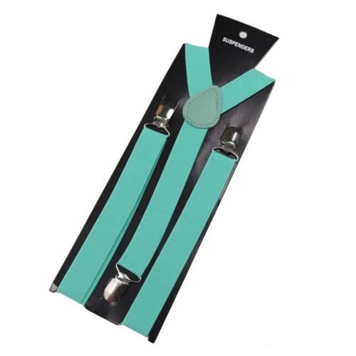 26 Color New Unisex Elastic Suspenders Y-Back Braces Men Gift