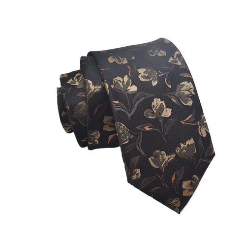 35 Styles Men's Silk Ties Jacquard Dot Floral 8cm Necktie Accessories